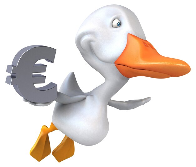 Canard amusant - Illustration 3D