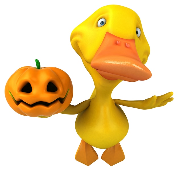 Canard amusant - Illustration 3D