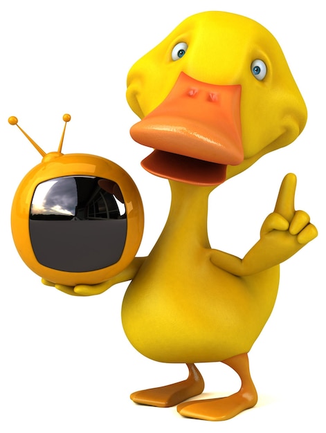 Canard amusant - Illustration 3D