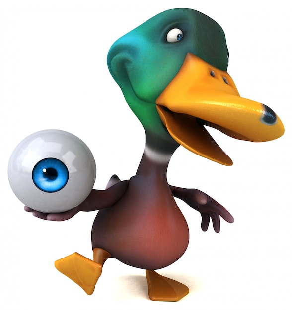 Canard amusant - Illustration 3D