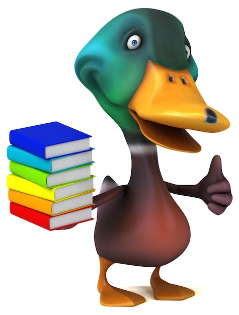 Canard amusant - Illustration 3D