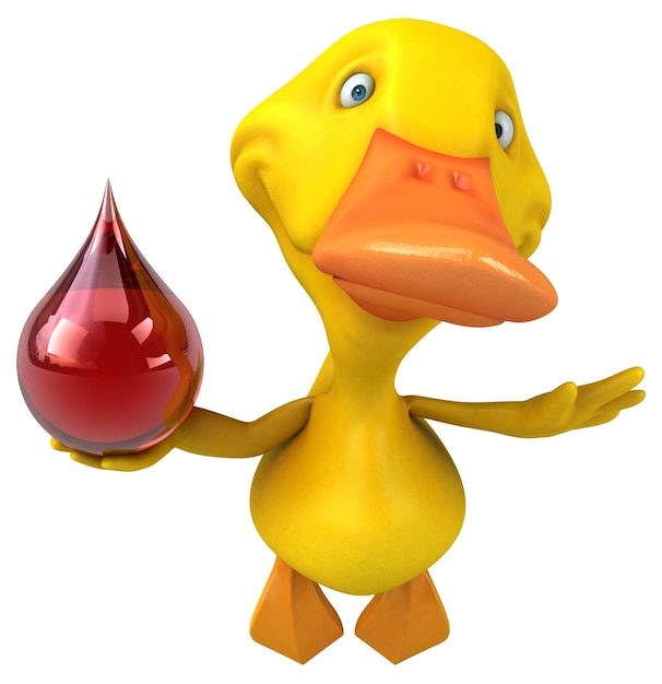 Canard amusant - Illustration 3D