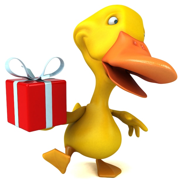 Canard amusant - Illustration 3D