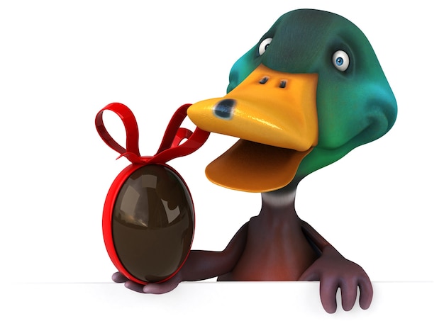 Canard amusant - Illustration 3D