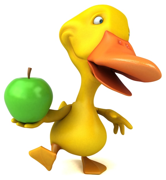 Canard amusant - Illustration 3D