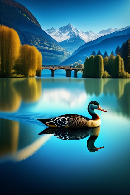 Canard de montagne