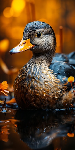 Un canard noir sur l'IA générative de l'eau