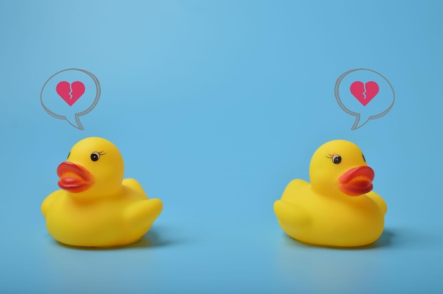 Canards jouets aux amours séparées Divorce et difficultés relationnelles