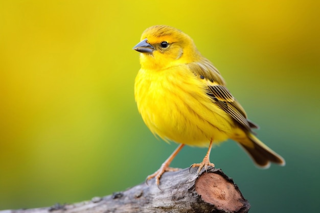 Un canari jaune perché