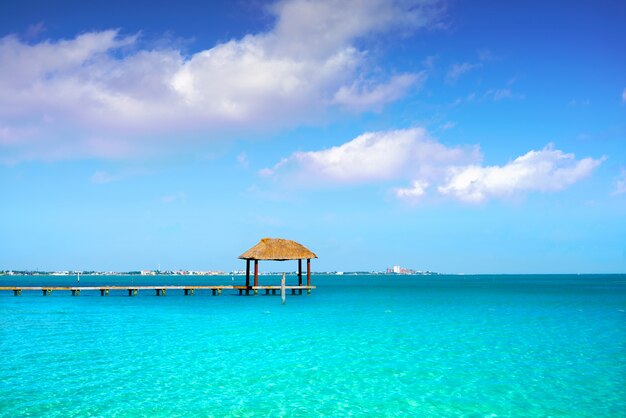 Cancun Playa Linda beach dans la zone hôtelière