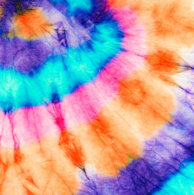 Candy Spiral Tie Dye Tye Hippie Art Colour Cool (La cravate en spirale est une couleur hippique cool)