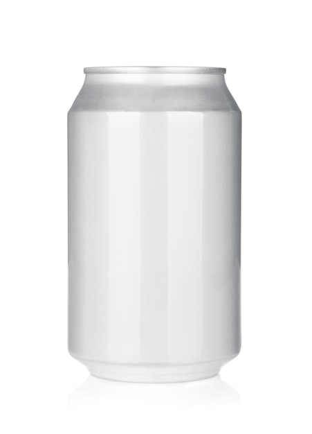 Canette de bière ou de soda en aluminium