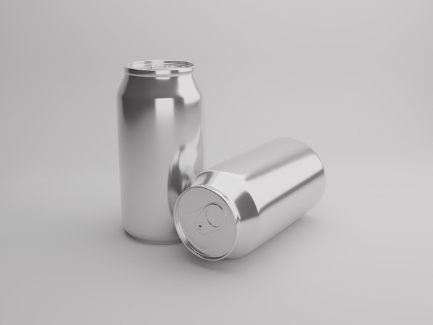 Canettes en aluminium pour boissons gazeuses ou bière