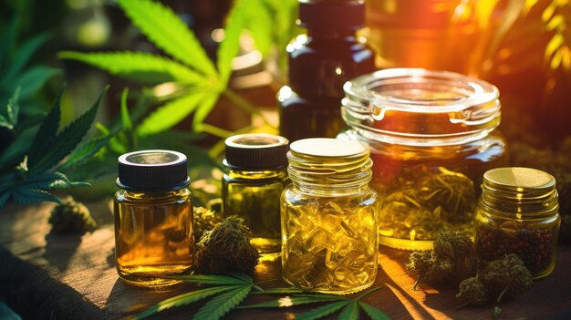 cannabis biomédical et biologique médecine plantes médicinales huile de CBD