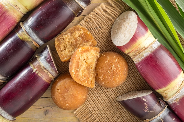 Canne à sucre et panela colombie douce traditionnelle