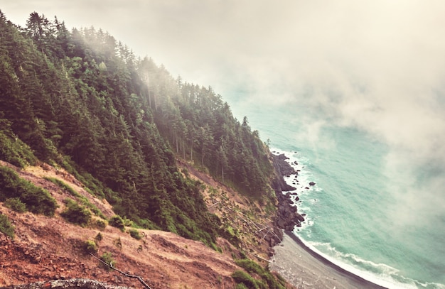 Cannon Beach, côte de l'Oregon, États-Unis