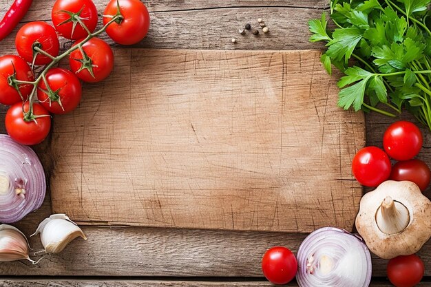 Canvas culinaire Nourriture vue de haut photo