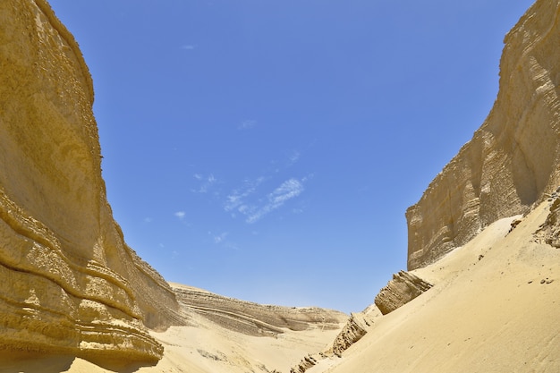 Canyon des perdus dans le désert de Pisco