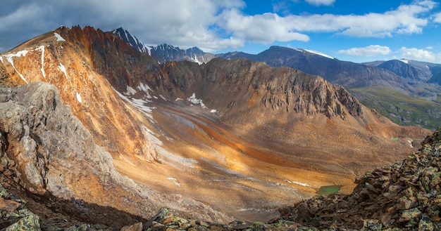 Canyon et roches colorées