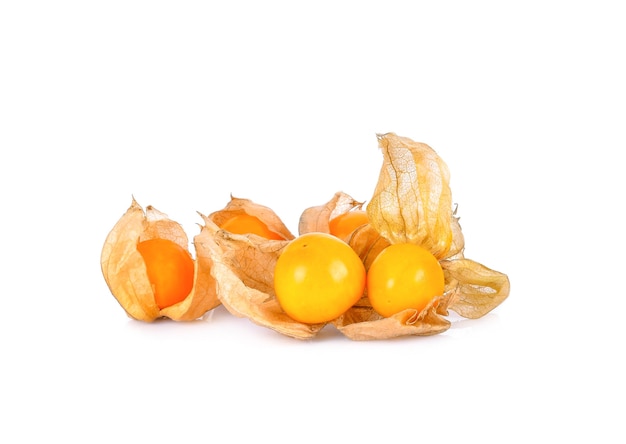 Cape Gooseberry sur un espace blanc