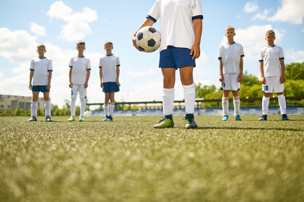 Capitaine de l'équipe de soccer junior