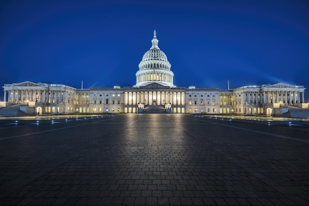 Capitol à l'heure bleue Whachington DC