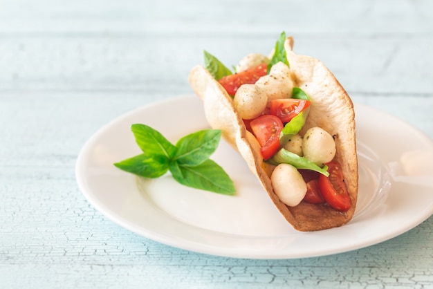 Caprese taco