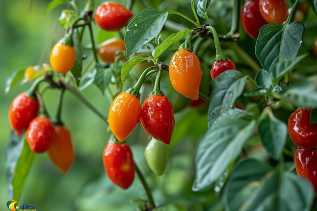 Photo capsicum pubescens est originaire de bolivie et du pérou et remonte à la pré