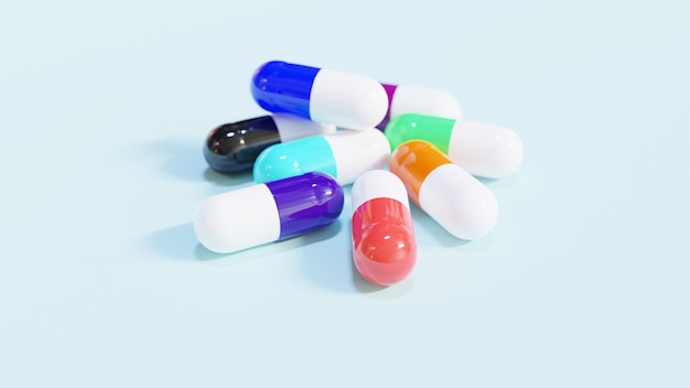 Capsules colorées