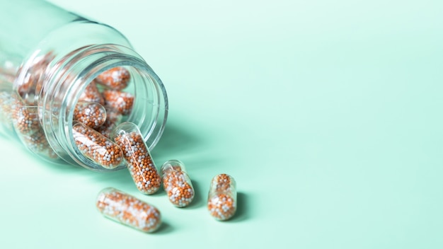 Capsules de multivitamines et suppléments