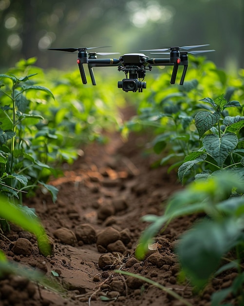 Des capteurs agricoles intelligents détectant l'arrière-plan