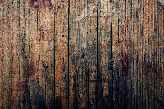 Capture complète du mur en bois