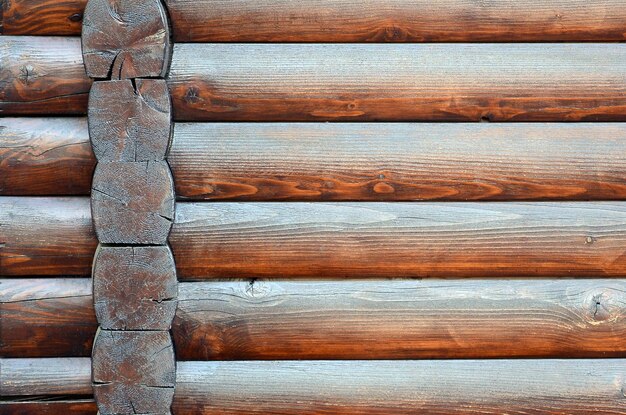 Capture complète du mur en bois