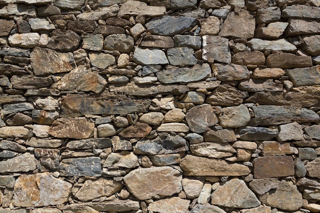 Capture complète du mur de pierre