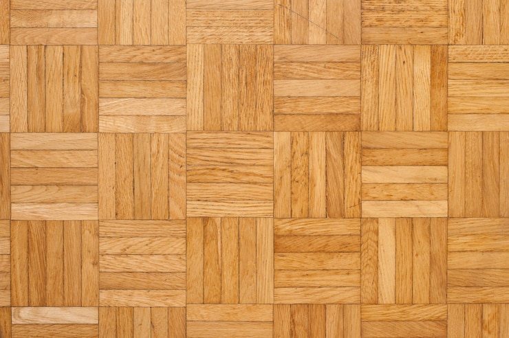 Photo capture complète du parquet