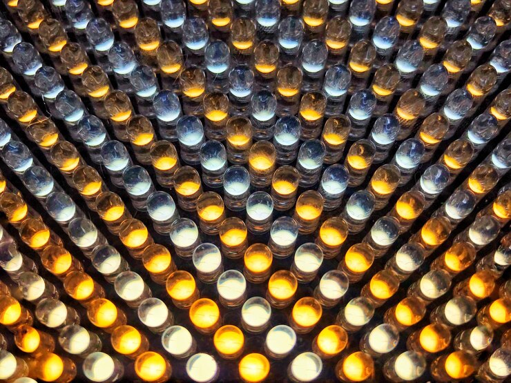 Photo capture complète du plafond éclairé