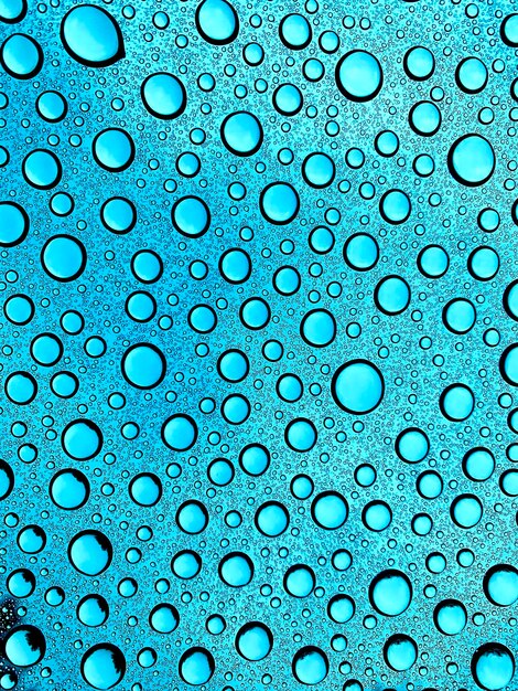 Capture complète du verre mouillé