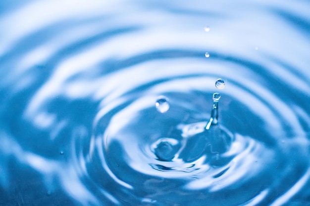 Capture complète de la goutte d'eau