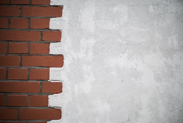 Photo capture complète d'un mur de briques