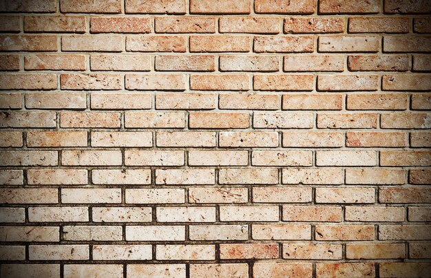 Photo capture complète d'un mur de briques