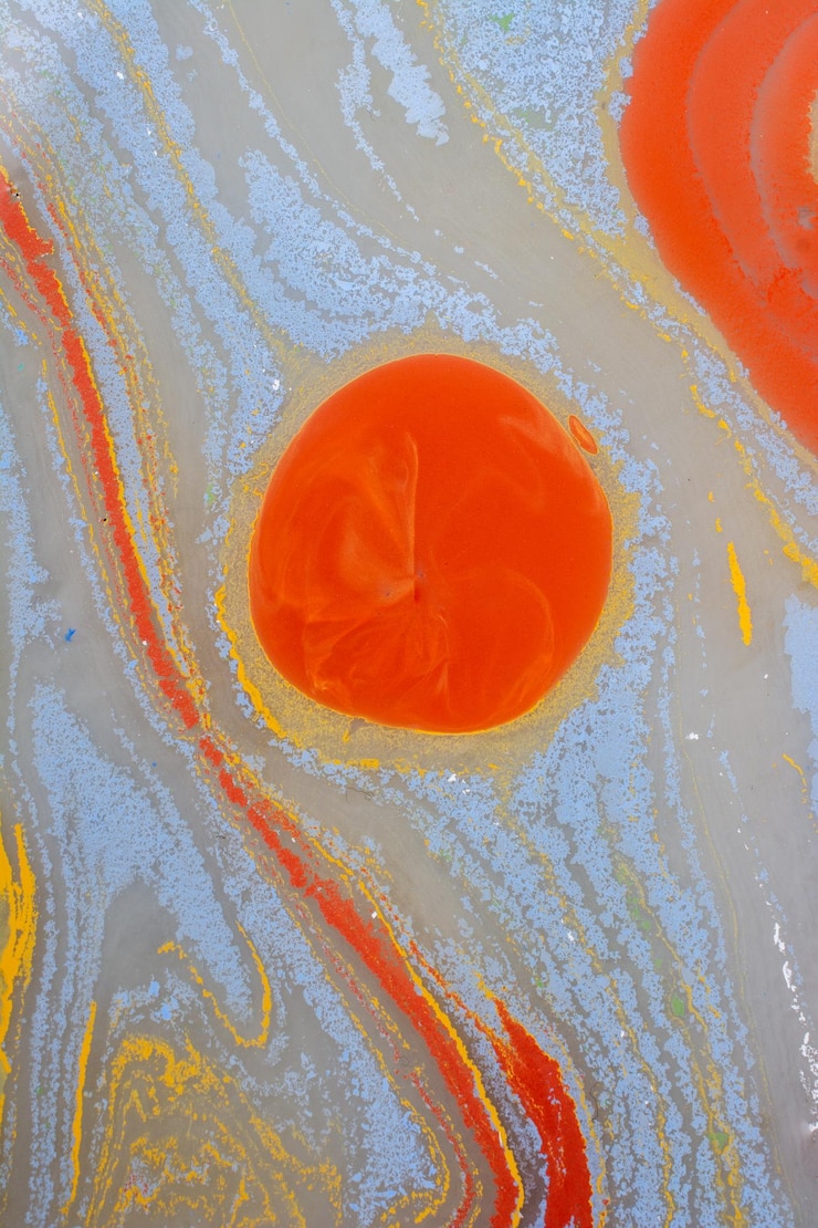 Photo capture complète d'une tranche d'orange