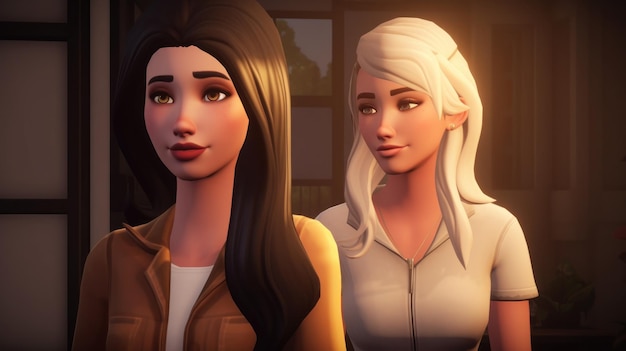 Une capture d'écran d'un personnage du jeu sims 4