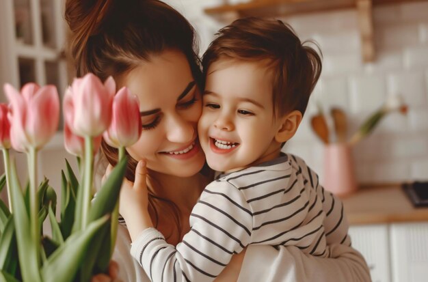 Capturer le cœur de la maternité Moments familiaux intemporels pour la fête des mères