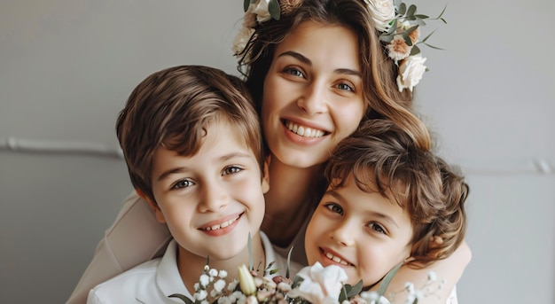 Capturer le cœur de la maternité Moments familiaux intemporels pour la fête des mères