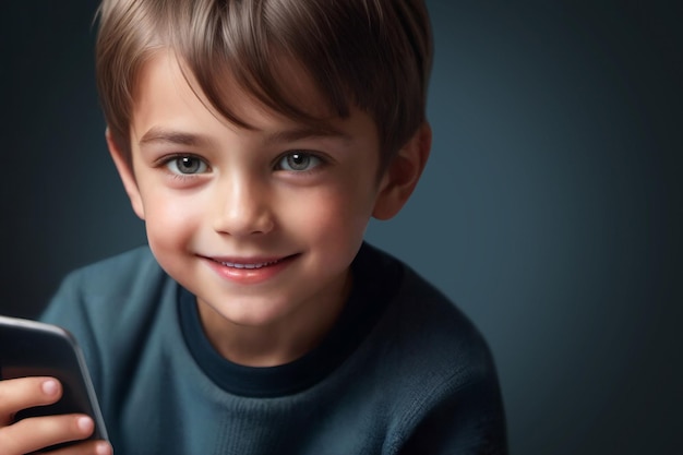 Photo capturer l'enfance moderne un doux rappel de la génération numérique