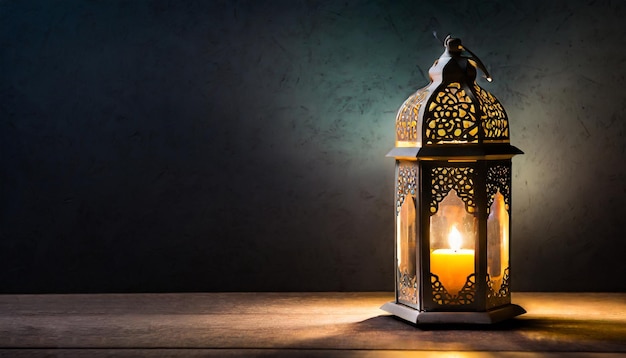 Capturer l'esprit du Ramadan En arrière-plan avec la célébration des lanternes arabes