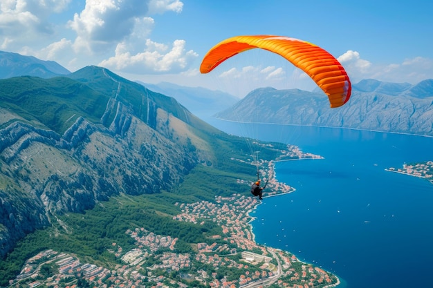 Capturer la liberté en parachutant de près