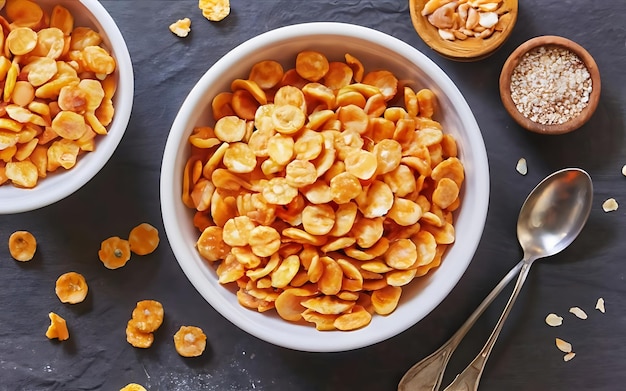 Capturez l'essence de Cereal dans une photo de nourriture délicieuse