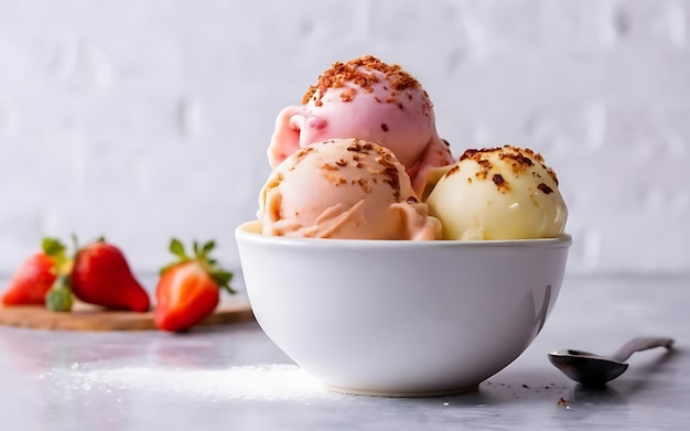 Capturez l'essence de Gelato dans une délicieuse photo culinaire