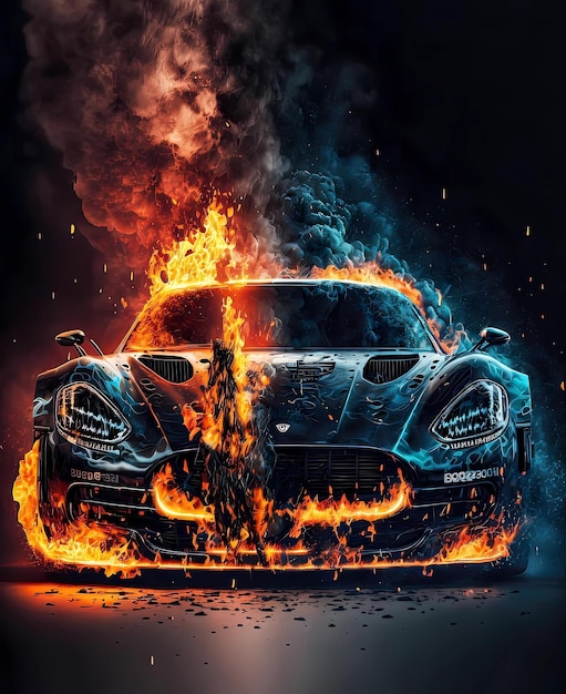 Car On Fire